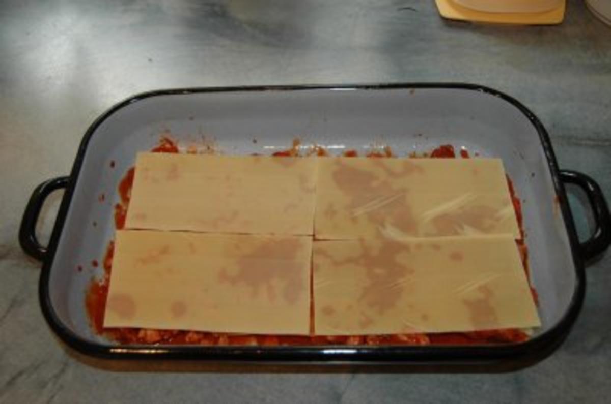 Putenlasagne mit Spinat - Rezept