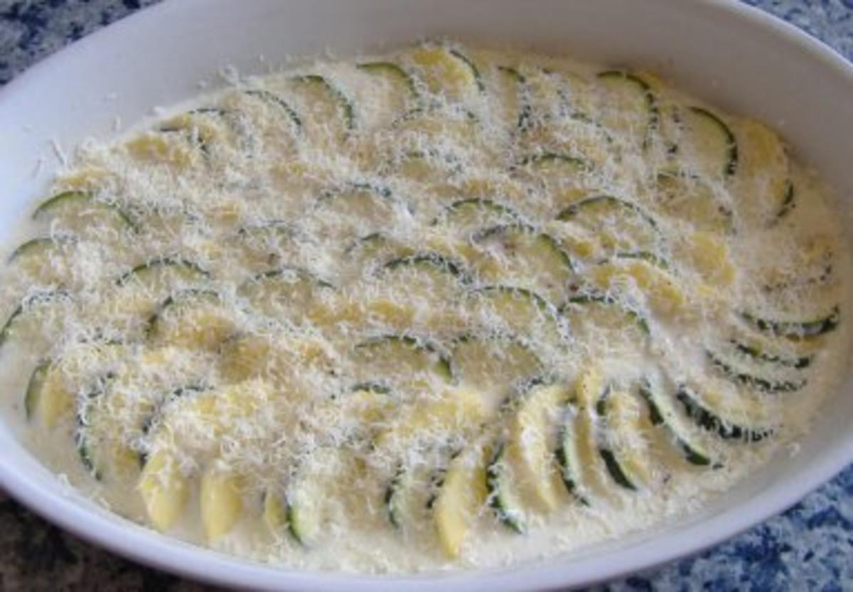 Kartoffel-Zucchini-Gratin - Rezept - Bild Nr. 5