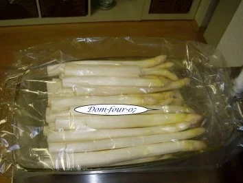 Lachs mit Kräuterkäse-kruste überbacken dazu Badischer Spargel aus dem Ofen - Rezept - Bild Nr. 3