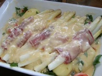 Rezept: Spargel: Spargel überbacken auf Italia-Art Bild Nr. 5 Spargel: Spargel überbacken auf Italia-Art - Rezept - Bild Nr. 5