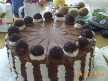 Torten: Zweifarbige Mousse-Torte - Rezept