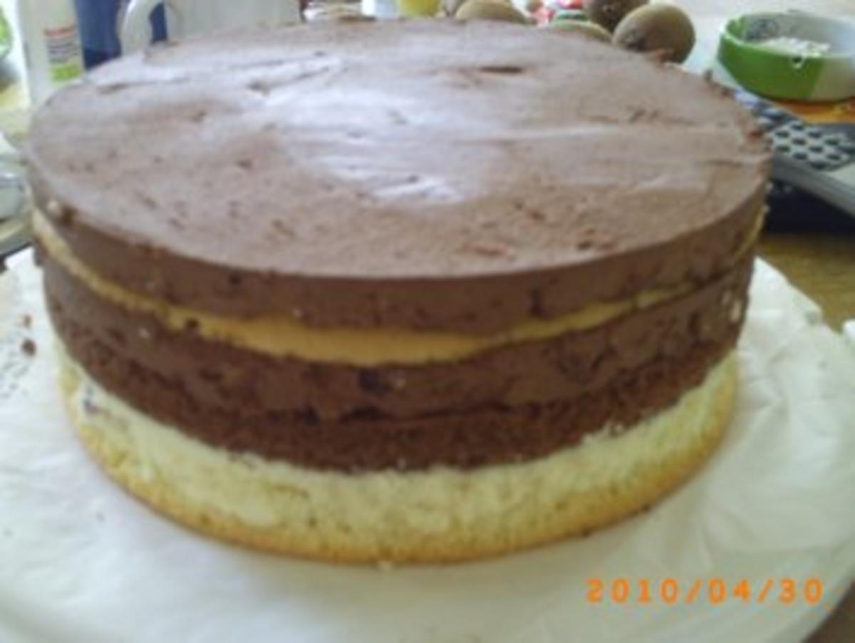 Torten: Zweifarbige Mousse-Torte - Rezept - Bild Nr. 8