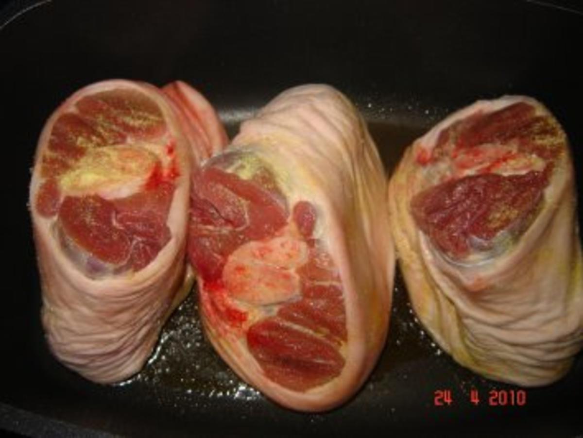 Fleisch : Schweinshaxe in Biersoße - Rezept - Bild Nr. 2