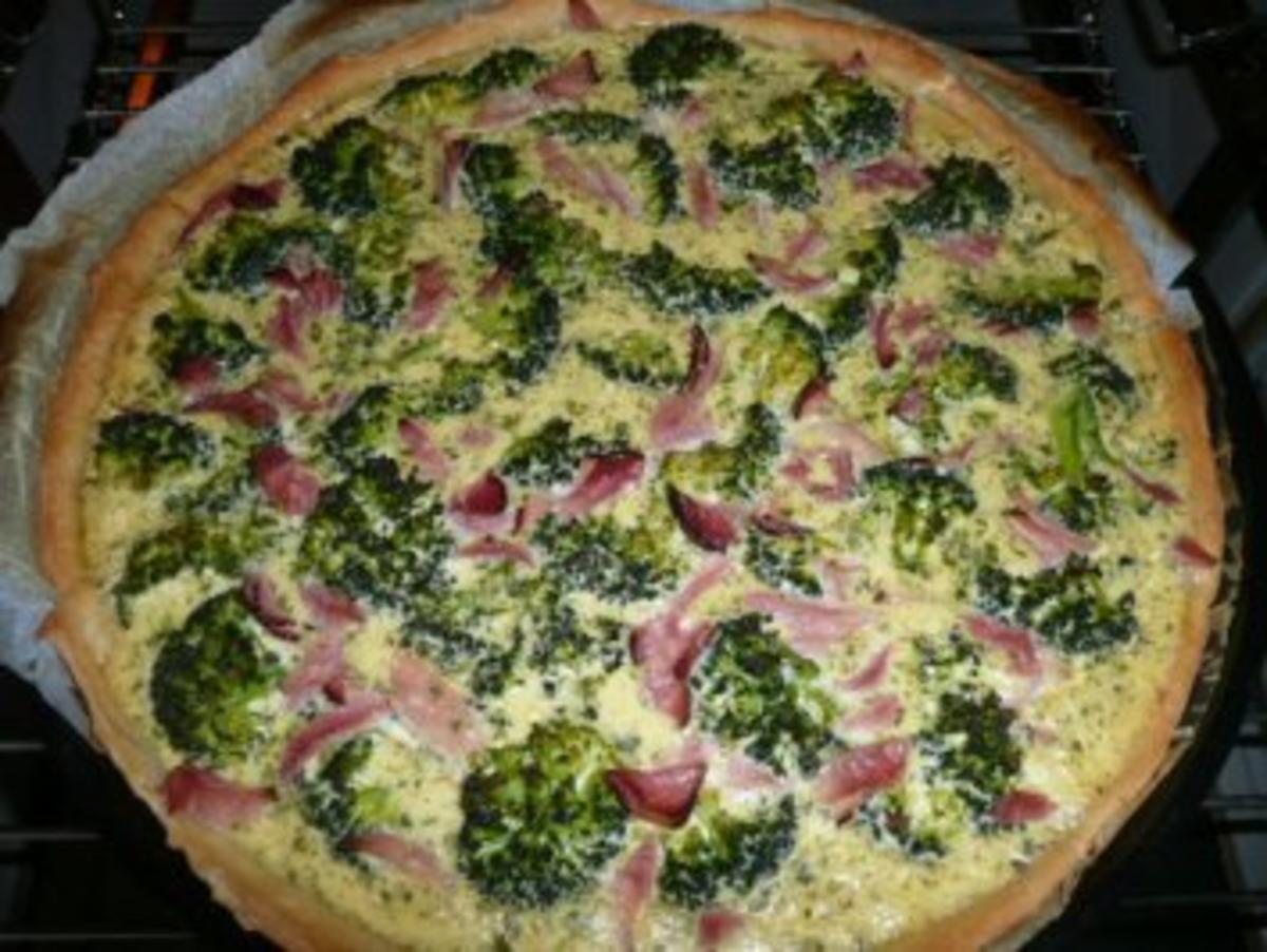 TARTE/PIZZA:Brokkoli-Schinken Quiche - Rezept