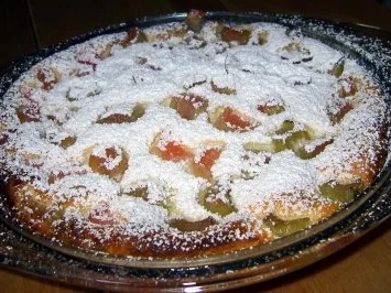 Rhabarber-Quark-Auflauf - Rezept