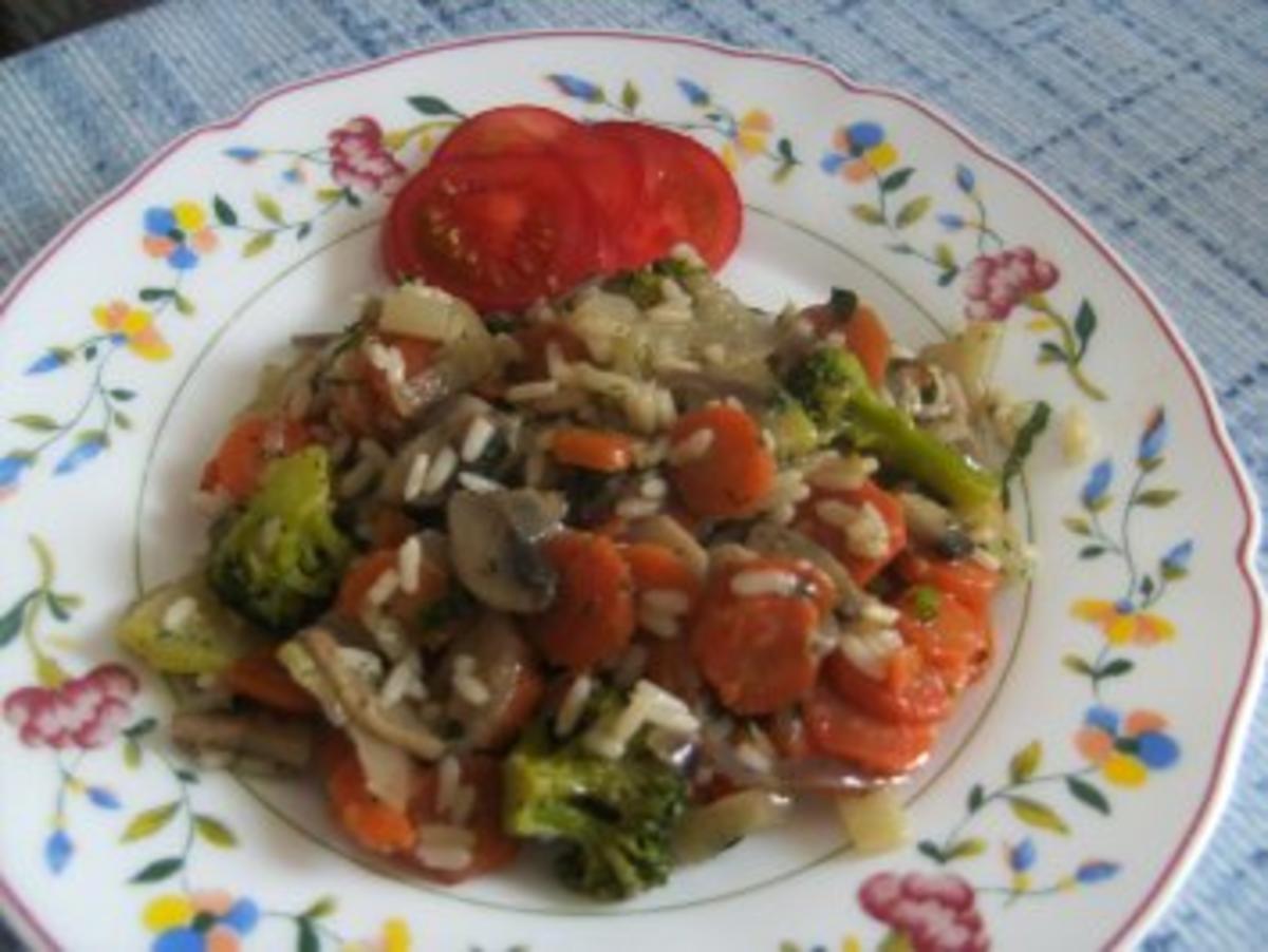Gemüse Reis-Pfanne - Rezept