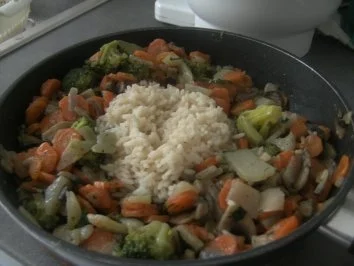 Gemüse Reis-Pfanne - Rezept - Bild Nr. 6