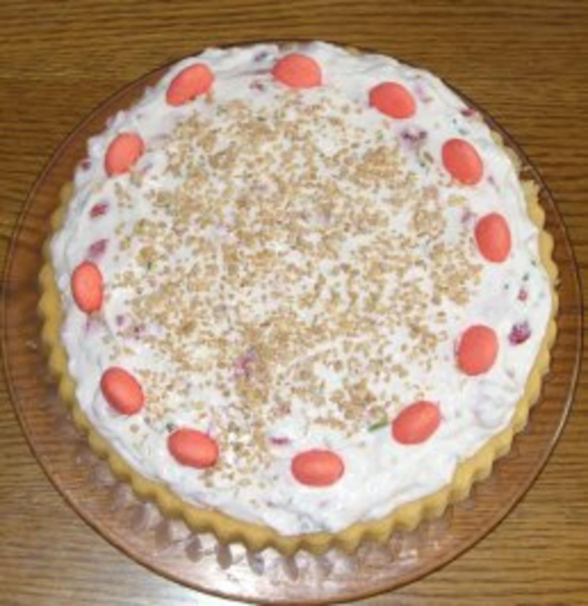 Torte - Erdbeer-Mascarpone-Torte mit Pistazien - Rezept