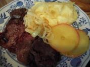 Himmel un Äd mit Flönz - Rezept