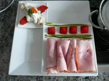 Rezept: SPARGEL/Beilage:Fisch oder Schinken Bild Nr. 2 SPARGEL/Beilage:Fisch oder Schinken - Rezept - Bild Nr. 2