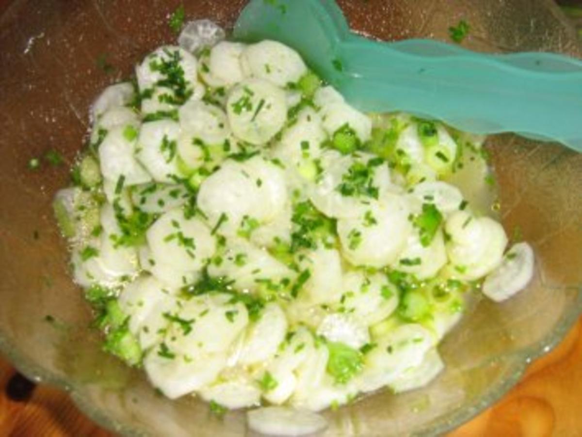 Radieschensalat aus weißen Eiszapfen - Rezept