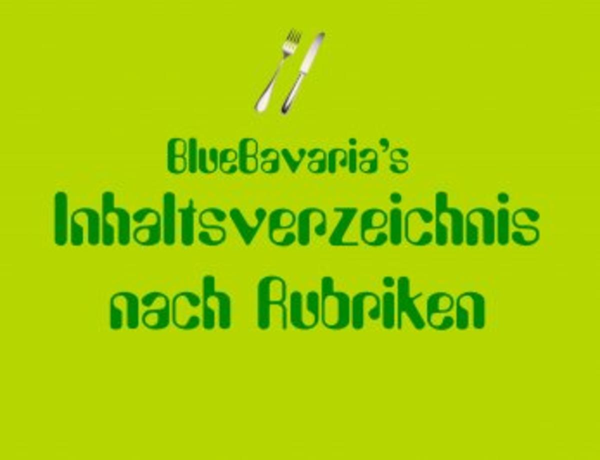 A bis Z - Rezept Von Einsendungen BlueBavaria