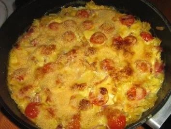 Nudelpfanne aus Farfalle und Sauce Hollandaise - Rezept - Bild Nr. 5