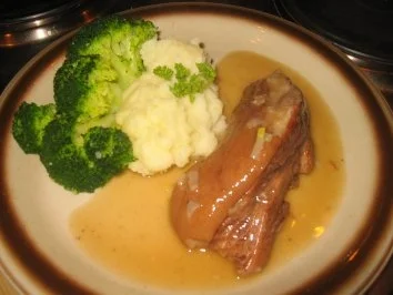 Fleisch: Eisbein an Rotweinsösschen - Rezept