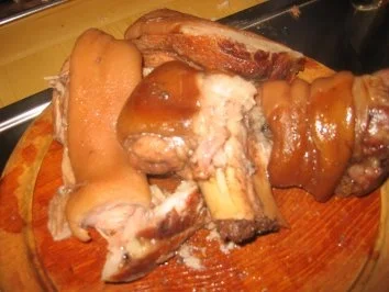 Fleisch: Eisbein an Rotweinsösschen - Rezept - Bild Nr. 2