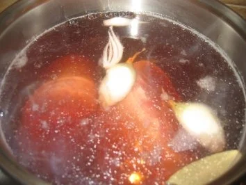 Fleisch: Eisbein an Rotweinsösschen - Rezept - Bild Nr. 3