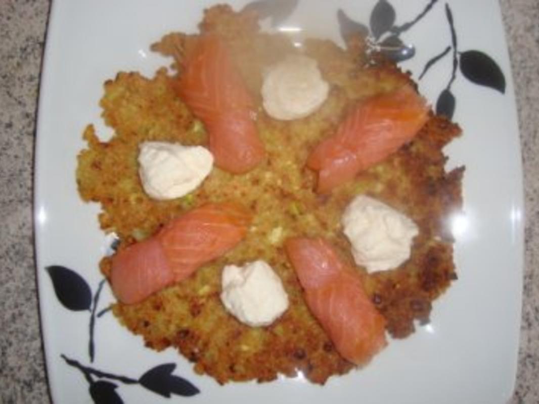 Kartoffelgerichte: Kartoffelpuffer mit Lachs - einfach - von BlueBavaria