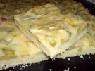 Rhabarber auf Mürbeteig - Rezept