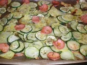 Ofen- Gemüse mit Fleischwurst - Rezept