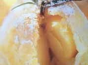 Vanilleapfel in Blätterteig - Rezept