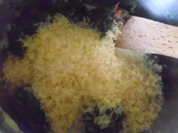 Reis-Spinat mit Kochfisch oder Schweinkammscheiben - Rezept - Bild Nr. 12