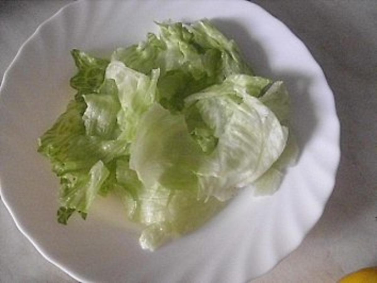 Salat mit gerollten Schinkenspeck - Rezept - Bild Nr. 2