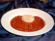 Rote GLYX-Suppe mit Reis - Rezept