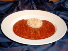 Rote GLYX-Suppe mit Reis - Rezept