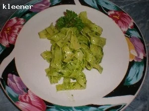 Bärlauchpesto mit Nudeln - Rezept