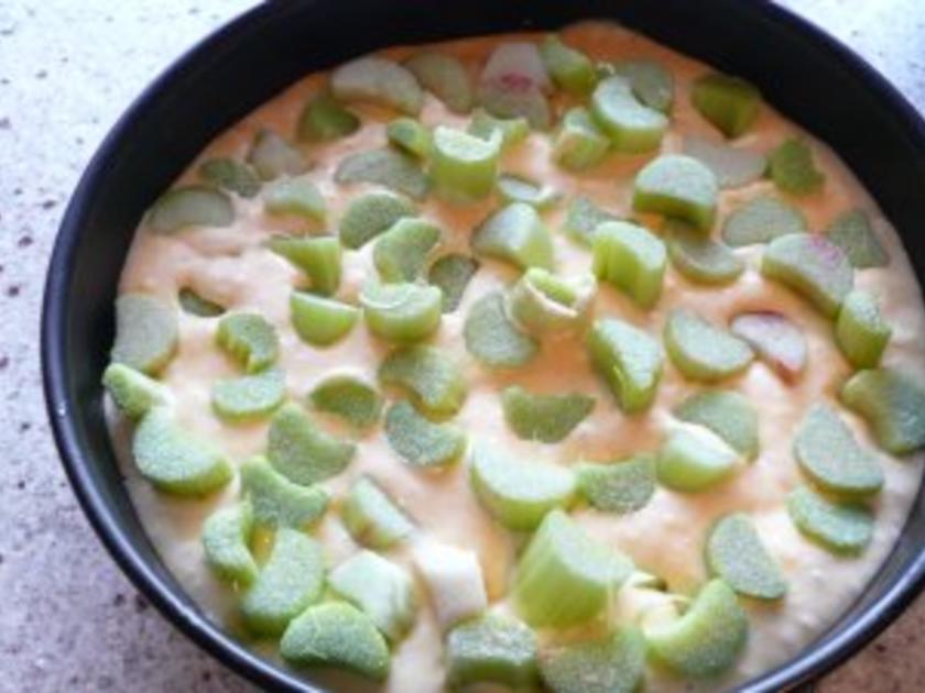 Versunkener Rhabarberkuchen - einfach - von Anna-Anita