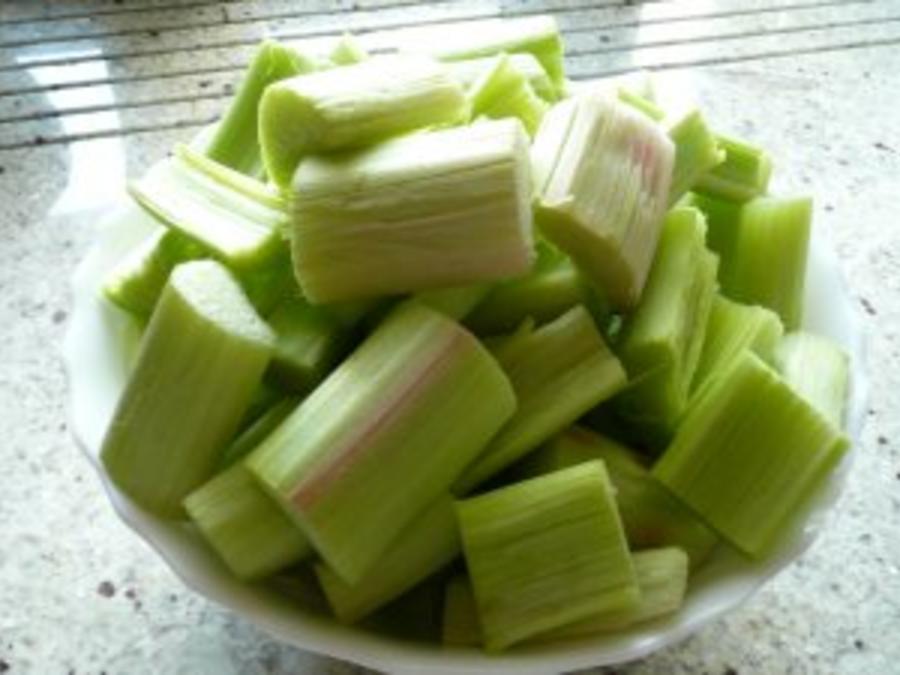 Versunkener Rhabarberkuchen - einfach - von Anna-Anita