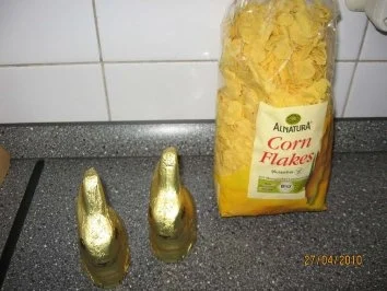 Rezept: Schoko Crossies aus „alten“ Hasen oder Nikolaus oder... Bild Nr. 2 Schoko Crossies aus „alten“ Hasen oder Nikolaus oder... - Rezept - Bild Nr. 2