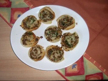 Rezept: Hackfleisch - Snack Hackfleisch - Snack - Rezept