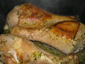 Putenunterkeule an Honigweinsauce - Rezept - Bild Nr. 3