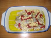 Garnelenspieße auf Blattsalat mit Himbeer-Vinaigrette - Rezept