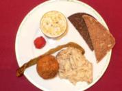 Gefüllte Artischockenherzen und Auberginensalat mit Joghurtsoße - Rezept - Bild Nr. 2