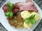 Burgunderrippe mit Tomaten-Zitronensauerkraut und Stampfkartoffeln - Rezept