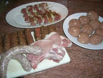 Rezept: Fleisch-/Grillplatte (nicht auf dem Grill) Pfanne+Ofen nach meiner Art mit Djuvec Reis Bild Nr. 5 Fleisch-/Grillplatte (nicht auf dem Grill) Pfanne+Ofen nach meiner Art mit Djuvec Reis - Rezept - Bild Nr. 5