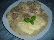 Blumenkohl mit Hackfleisch-Soße - Rezept