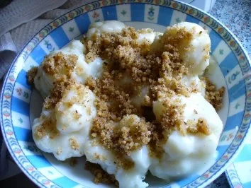 Lachswürfel auf paniertem Pangasiusfilet - Rezept - Bild Nr. 7