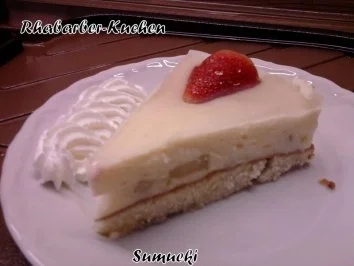 Rezept: Rhabarber-Kuchen mit Pudding Rhabarber-Kuchen mit Pudding - Rezept