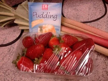 Rezept: Rhabarber-Kuchen mit Pudding Bild Nr. 2 Rhabarber-Kuchen mit Pudding - Rezept - Bild Nr. 2