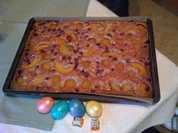 Rezept: G: Mohn-Obst-Blechkuchen G: Mohn-Obst-Blechkuchen - Rezept