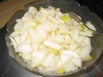 Rezept: Dessert: Birnenmix mit Nutellasahne.... Bild Nr. 5 Dessert: Birnenmix mit Nutellasahne.... - Rezept - Bild Nr. 5