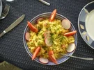 Reissalat mit Curry - Rezept