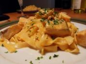 Bandnudeln mit Lachs - Rezept