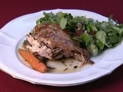 Fly Robin Fly" Mariniertes Maronen-Landhähnchen (Linda Thompson) - Rezept