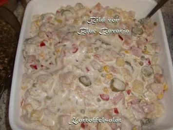 Rezept: Party- od. Sommersalate: Brigittes Kartoffelsalat Party- od. Sommersalate: Brigittes Kartoffelsalat - Rezept