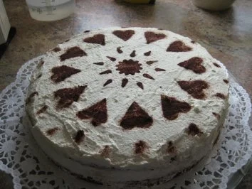 Rezept: Schokoladige Cappuccinotorte Schokoladige Cappuccinotorte - Rezept