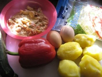 Rezept: Buntes Gemüse-Kartoffel-Gratin Bild Nr. 2 Buntes Gemüse-Kartoffel-Gratin - Rezept - Bild Nr. 2